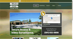 Desktop Screenshot of marksministorage.com